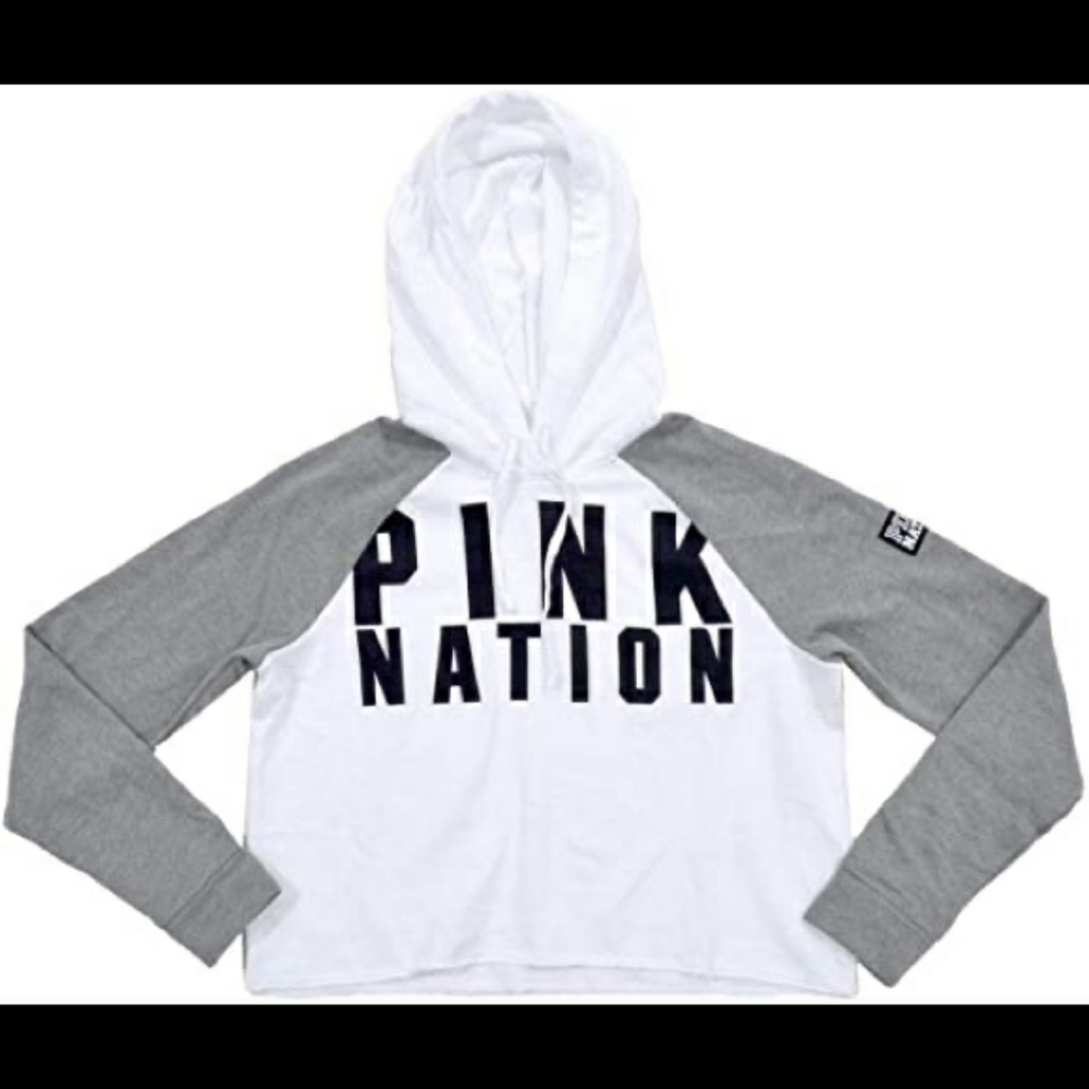 Pink Victoria Secret Crop Sweater - Picture 2 of 9